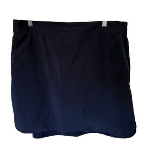 Style & Co Sport Skort Women Large Navy Blue Good Active Athletic Tennis Golf